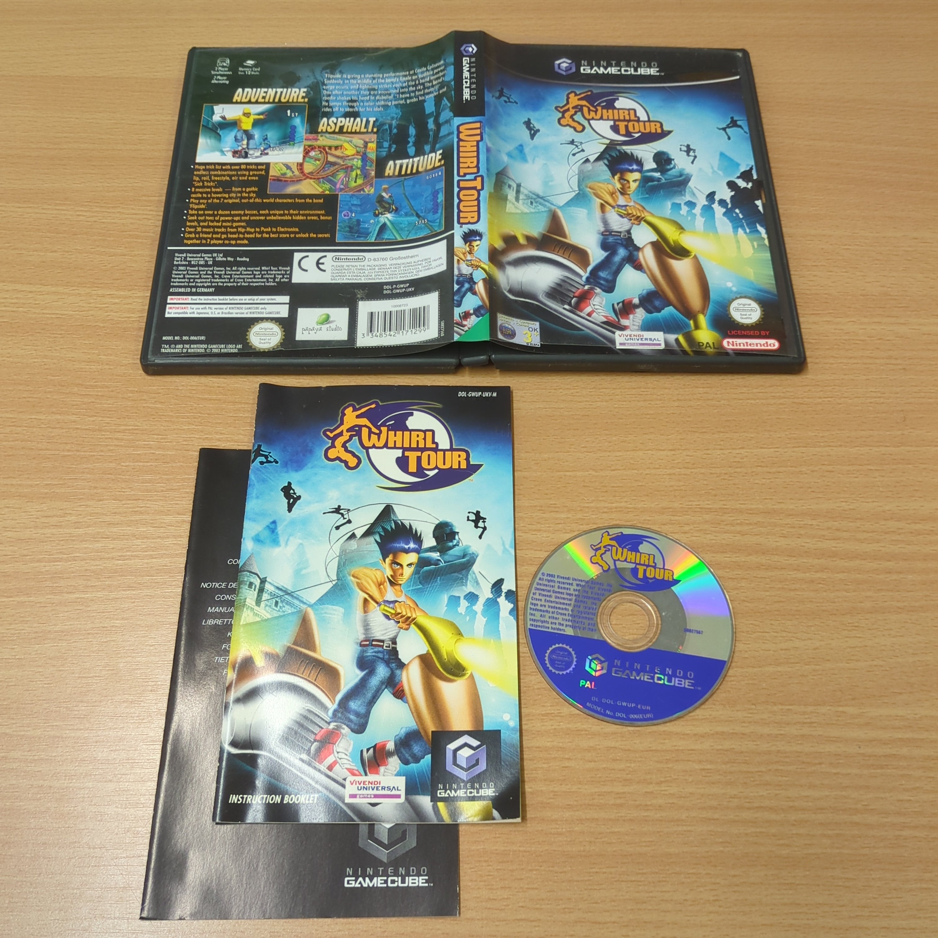 Whirl Tour Nintendo GameCube game Whirl Tour Nintendo GameCube game